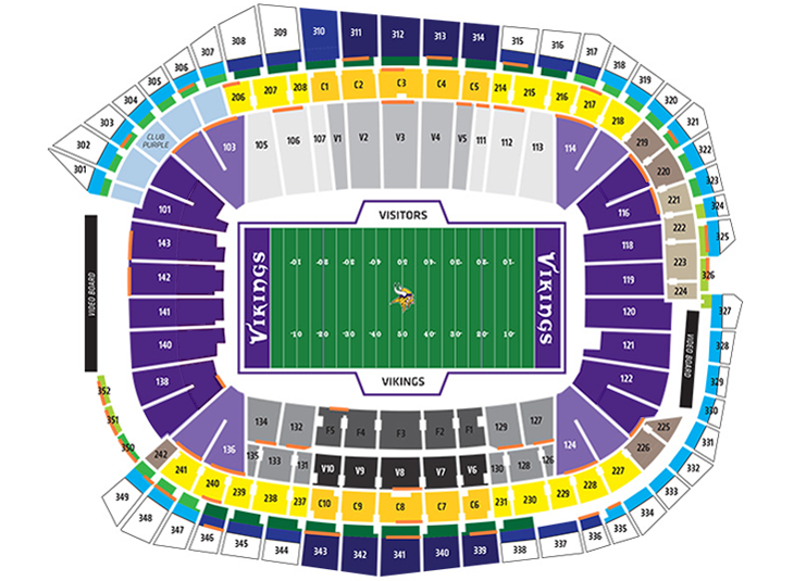 minnesota vikings stadium capacity