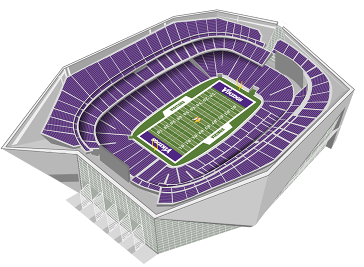 Vikings Stadium Seating Chart Vikings Stadium Seating Photos At U.S.